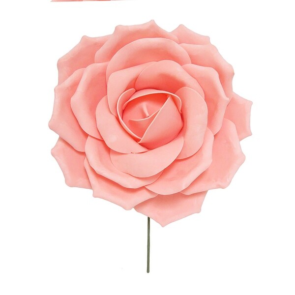 Set of 2 Large Foam Rose Stem Wall Decor Backdrop Art Crafts 16in