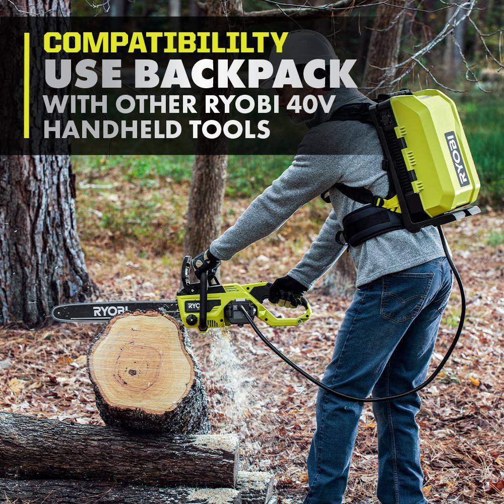 RYOBI 40V Backpack Battery Power Supply (Tool Only) OP40BPA