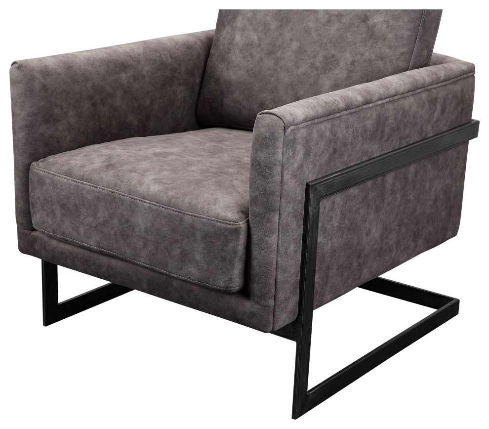 Luxe Club Chair   Industrial   Armchairs And Accent Chairs   by Morning Design Group  Inc  Houzz