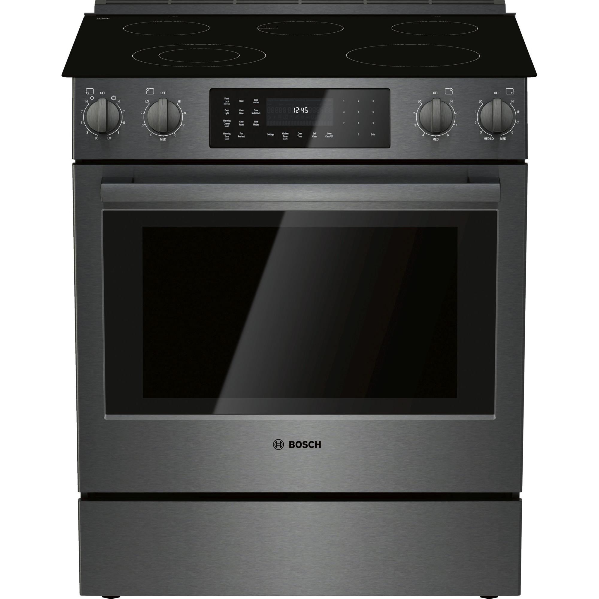 Bosch 30-inch Slide-In Electric Range with 11 Specialized Cooking Modes HEI8046C