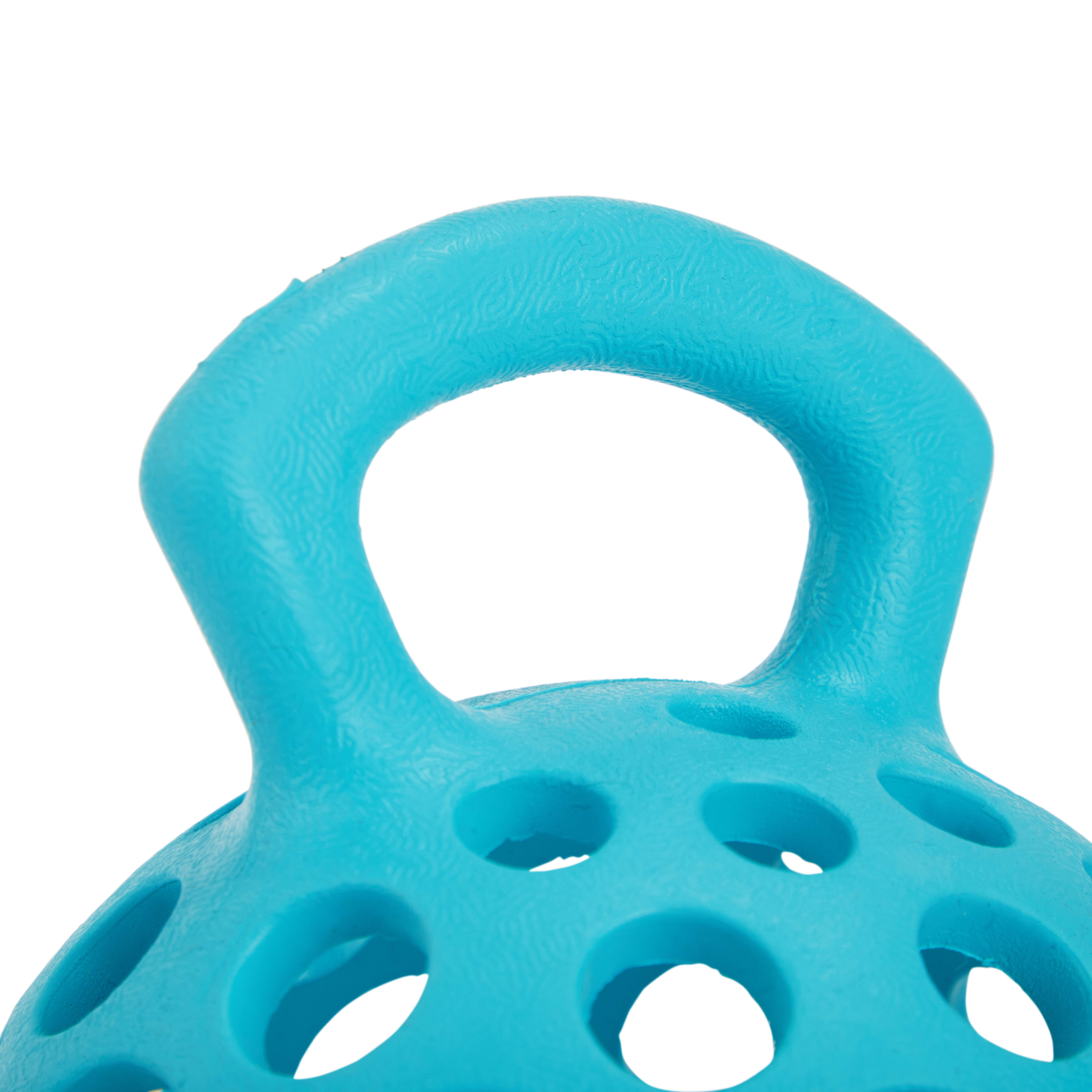 Leaps  Bounds Cage Ball with Handle Dog Toy， Small