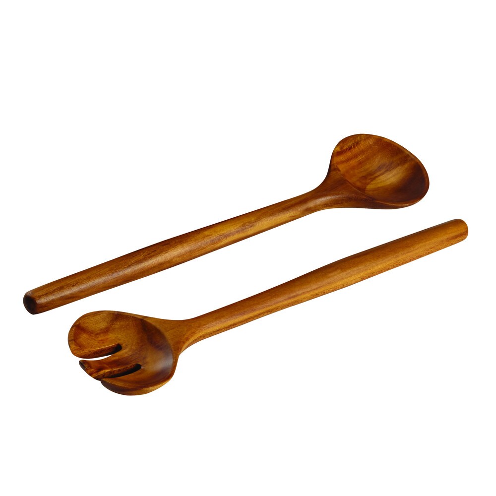 Anolon(r) Pantryware 3 Piece Teak Wood Salad Serving Set
