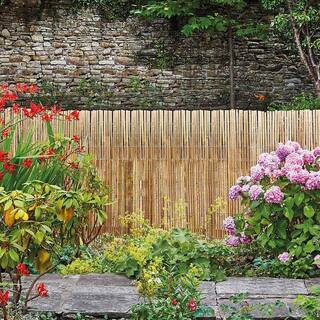 MGP 48 in. H Bamboo Slate Garden Fence SBF-94