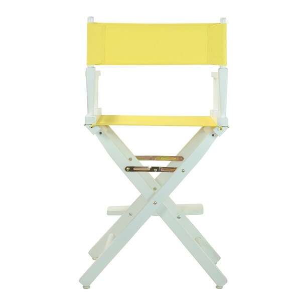 White Frame 24-inch Director's Chair