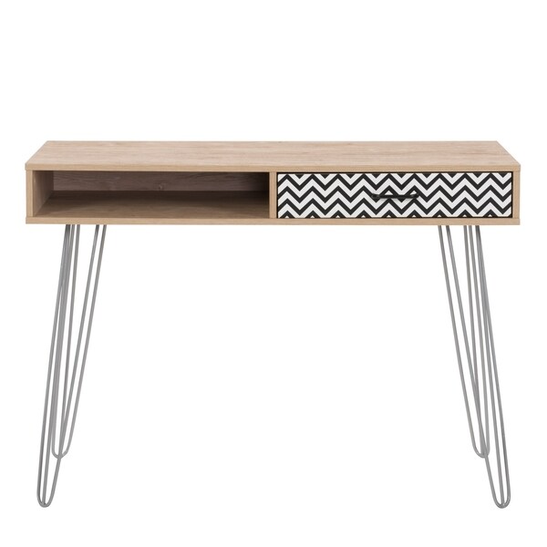 Carson Carrington Hurup Chevron Entryway Table/Desk