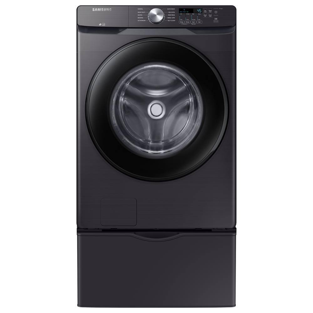  4.5 cu. ft. High-Efficiency Front Load Washer with Self-Clean+ in Brushed Black WF45T6000AV