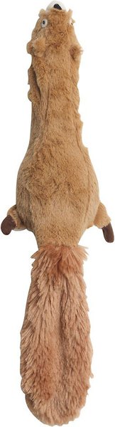 Ethical Pet Skinneeez Plus Squirrel Stuffing-Free Squeaky Plush Dog Toy