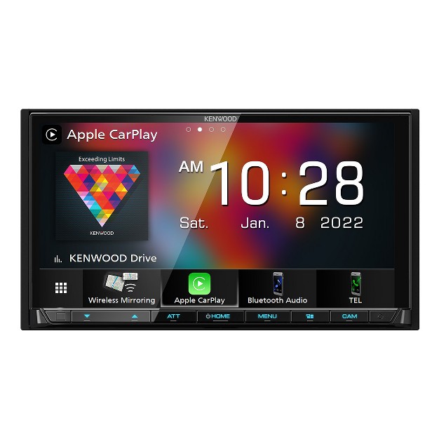 Kenwood Dmx9708s Digital Multimedia Receiver With Bluetooth Apple Carplay amp Android Auto