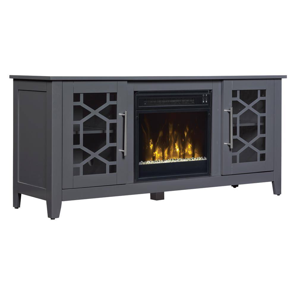 Classic Flame Clarion 54 in. Media Console Electric Fireplace in Cool Gray 18MM8951-F965S