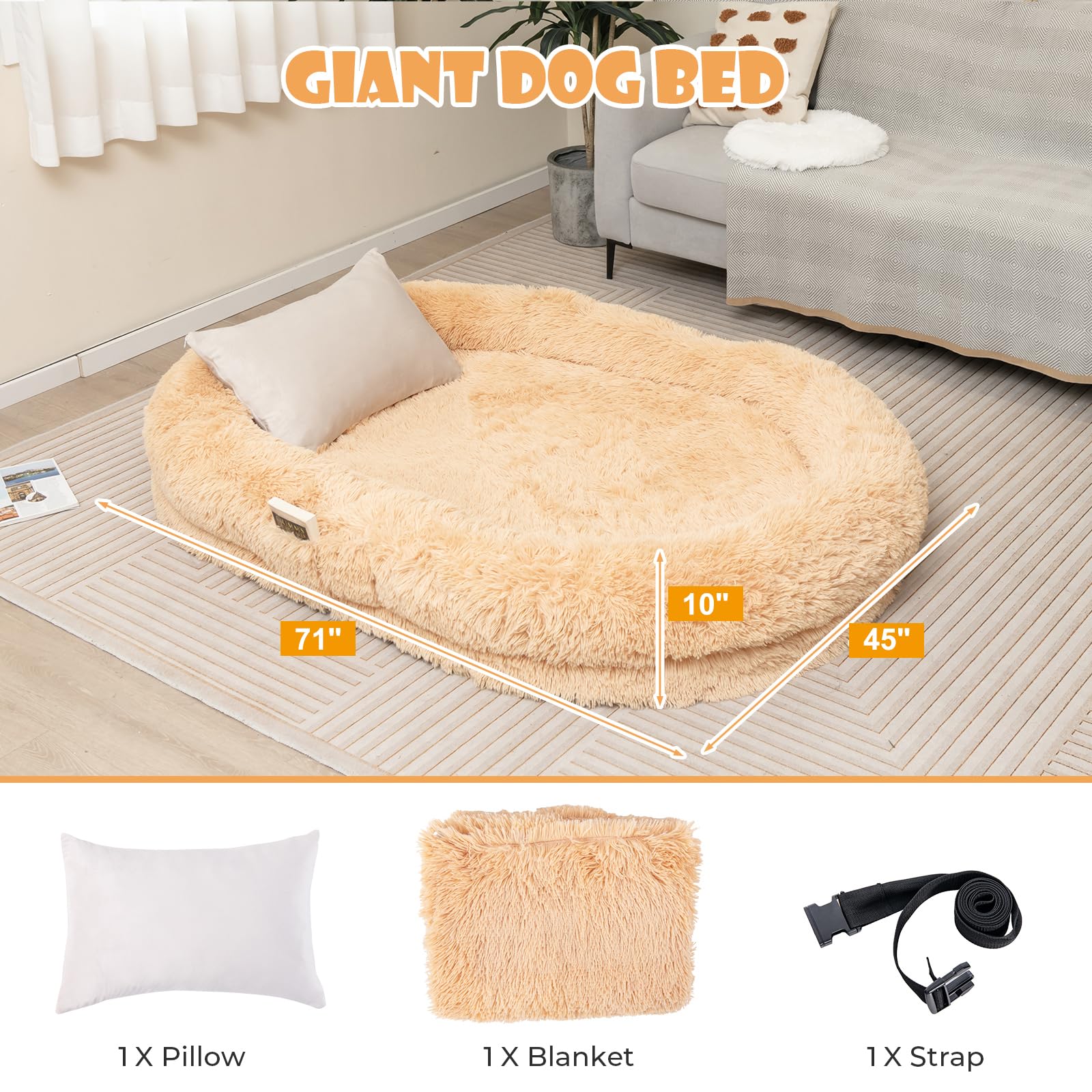 Giantex Human Dog Bed - 71