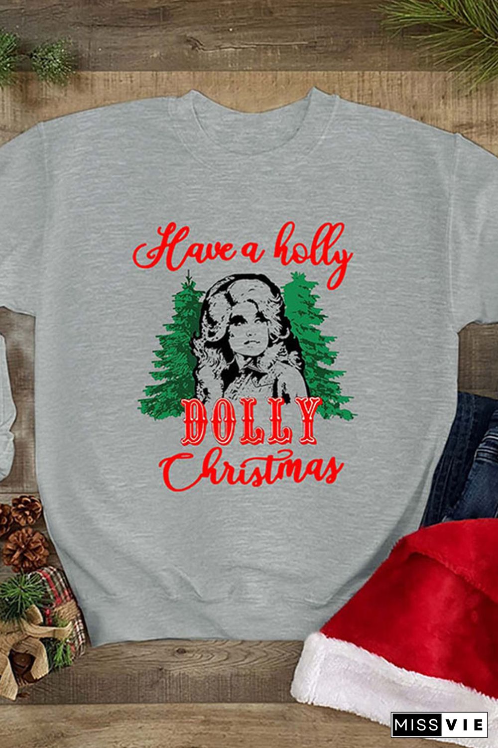 Have A Holly Dolly Christmas Sweatshirt Wholesale