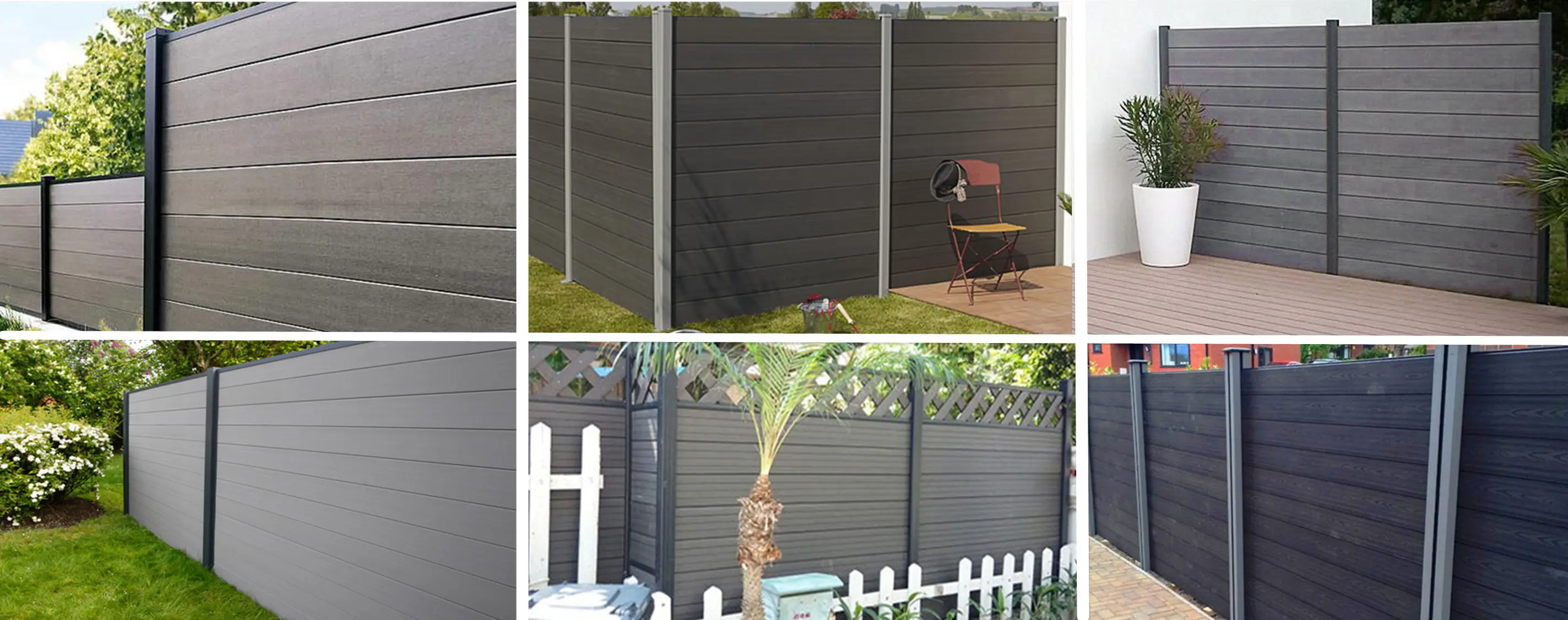 WPC factory direct supply composite fence high quality fence for outdoor garden