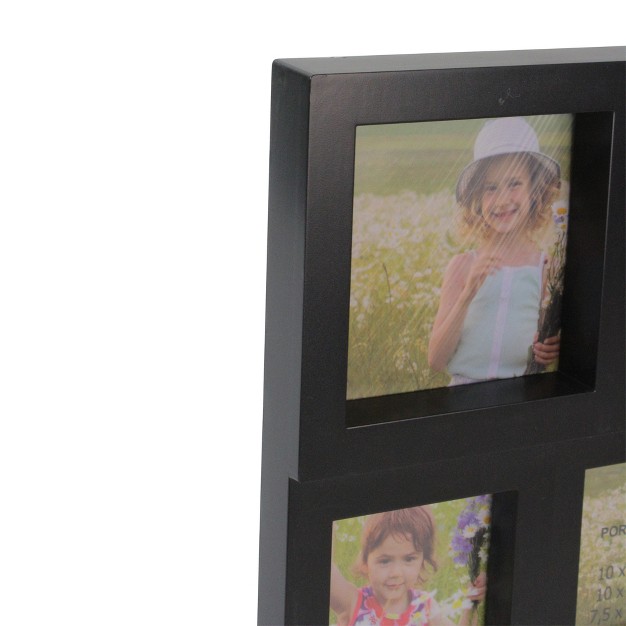 Black Multi sized Puzzled Collage Photo Picture Frame Wall Decoration