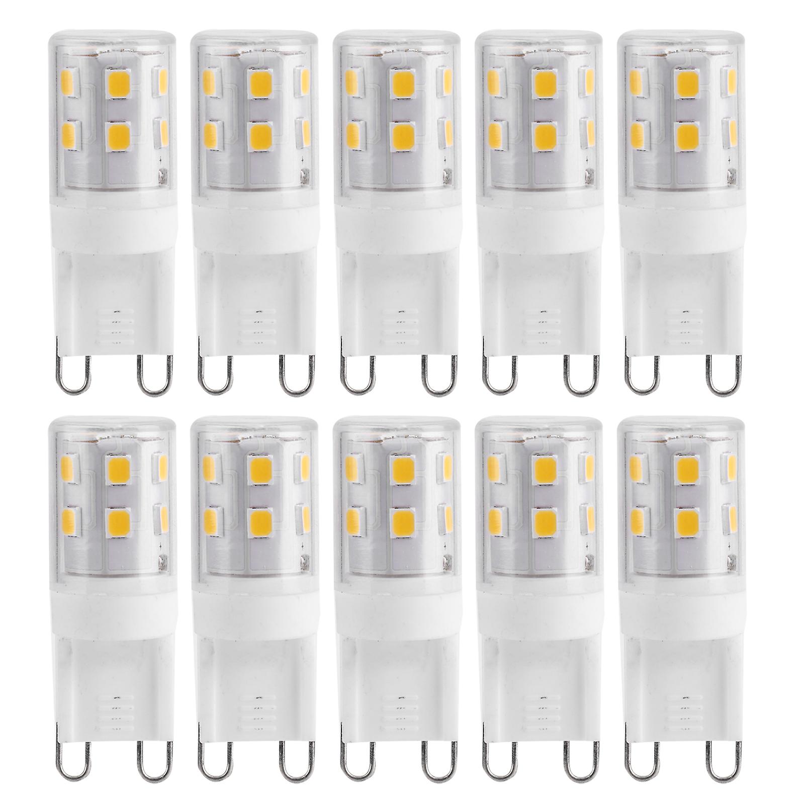 10PCS 2W G9 Ceramic Base 16LED Light Bulbs for Ceiling Wall Lamp Home Lighting 230arm Light