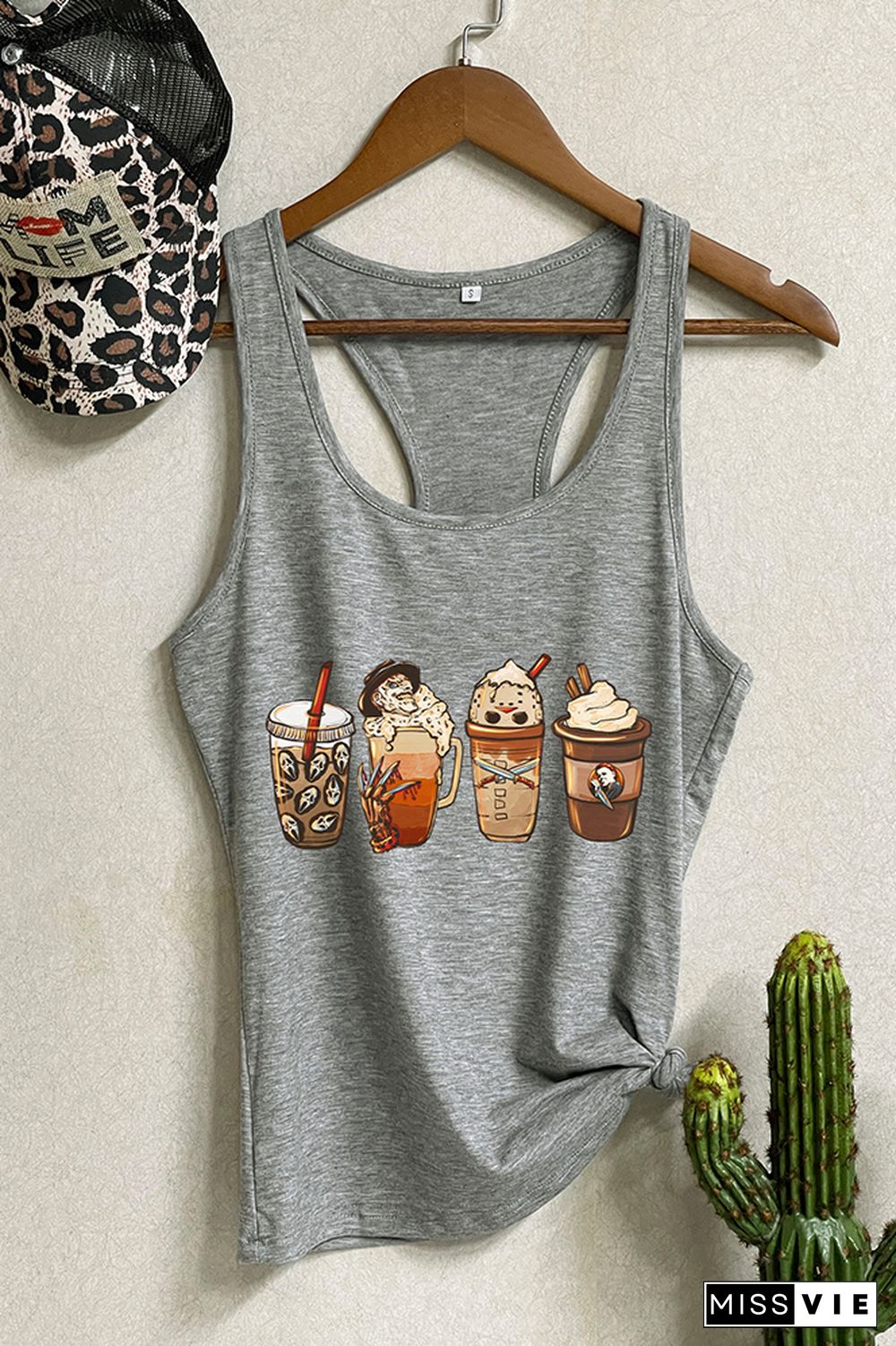 Halloween Coffee Sleeveless Tank Top Wholesale