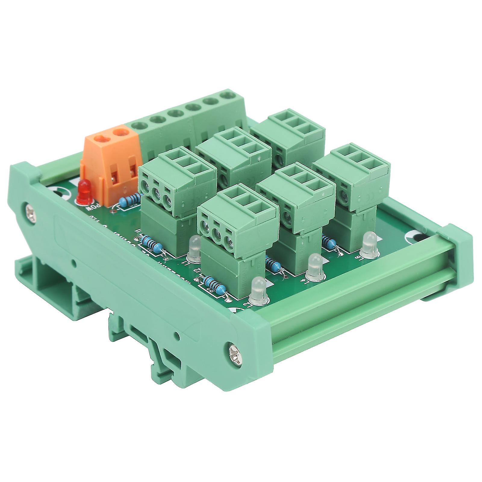 Terminal Block DIN Rail Mounting 3-Wire 6-Channel Acquisition Board KP-6L-Gther C