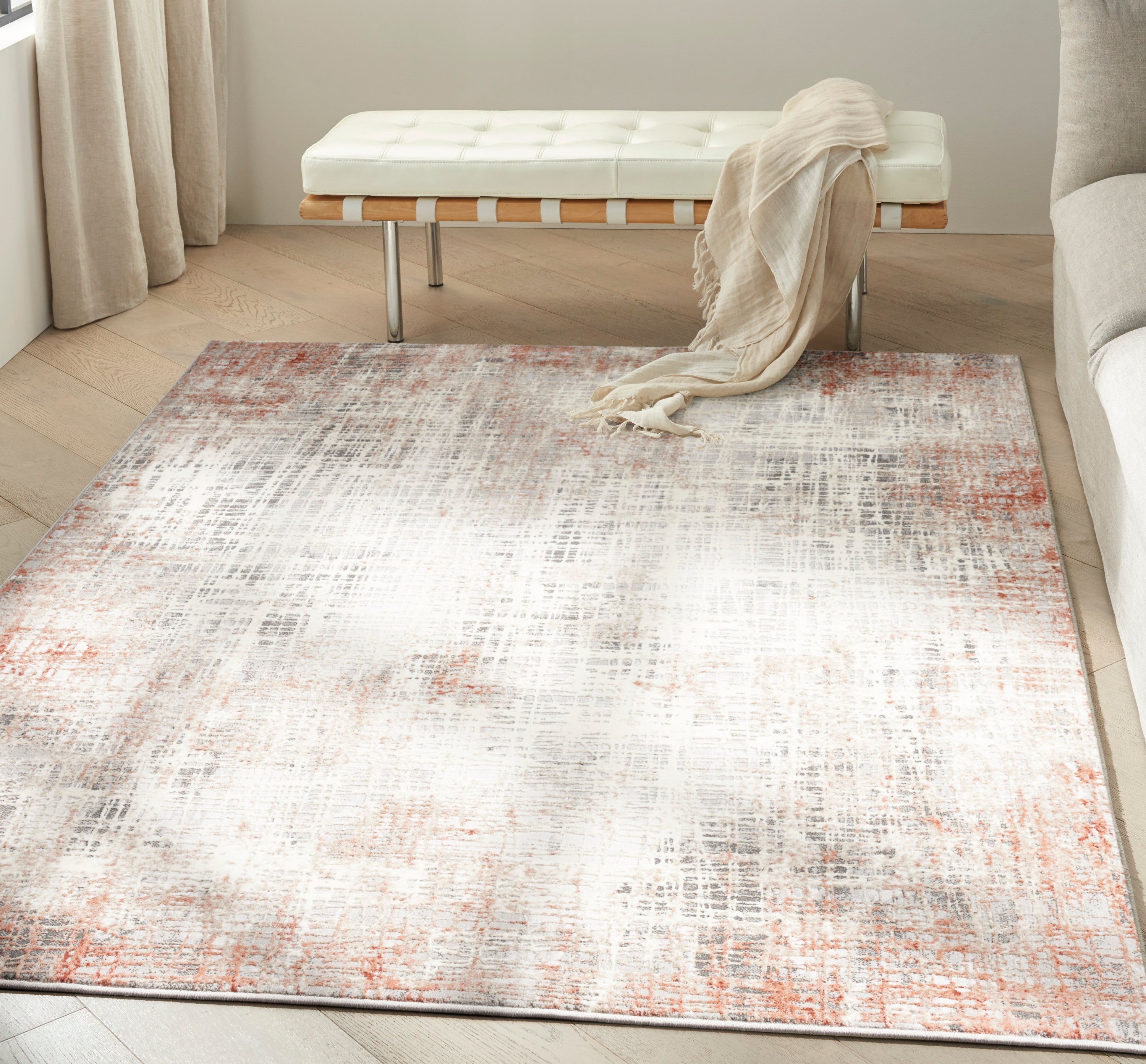 Infinity Rust/Multicolor Rug