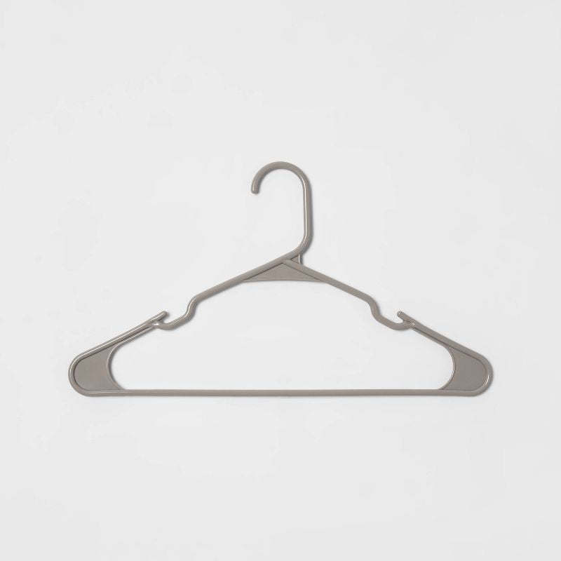 Room Essentials Plastic Hangers (18 pack - Grey)