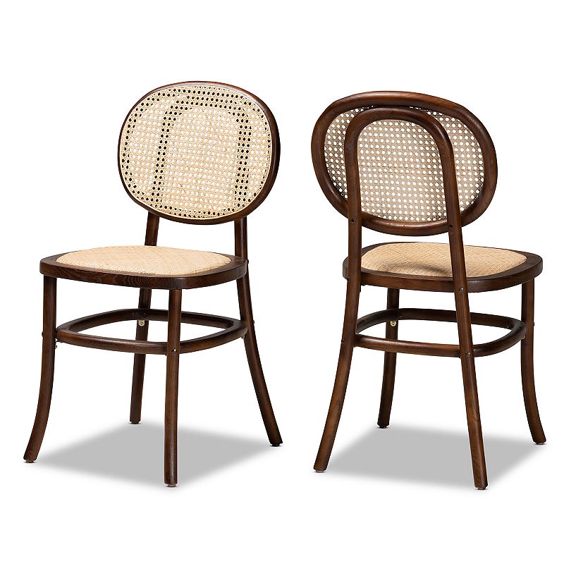 Baxton Studio Garold Dining Chair 2-piece Set