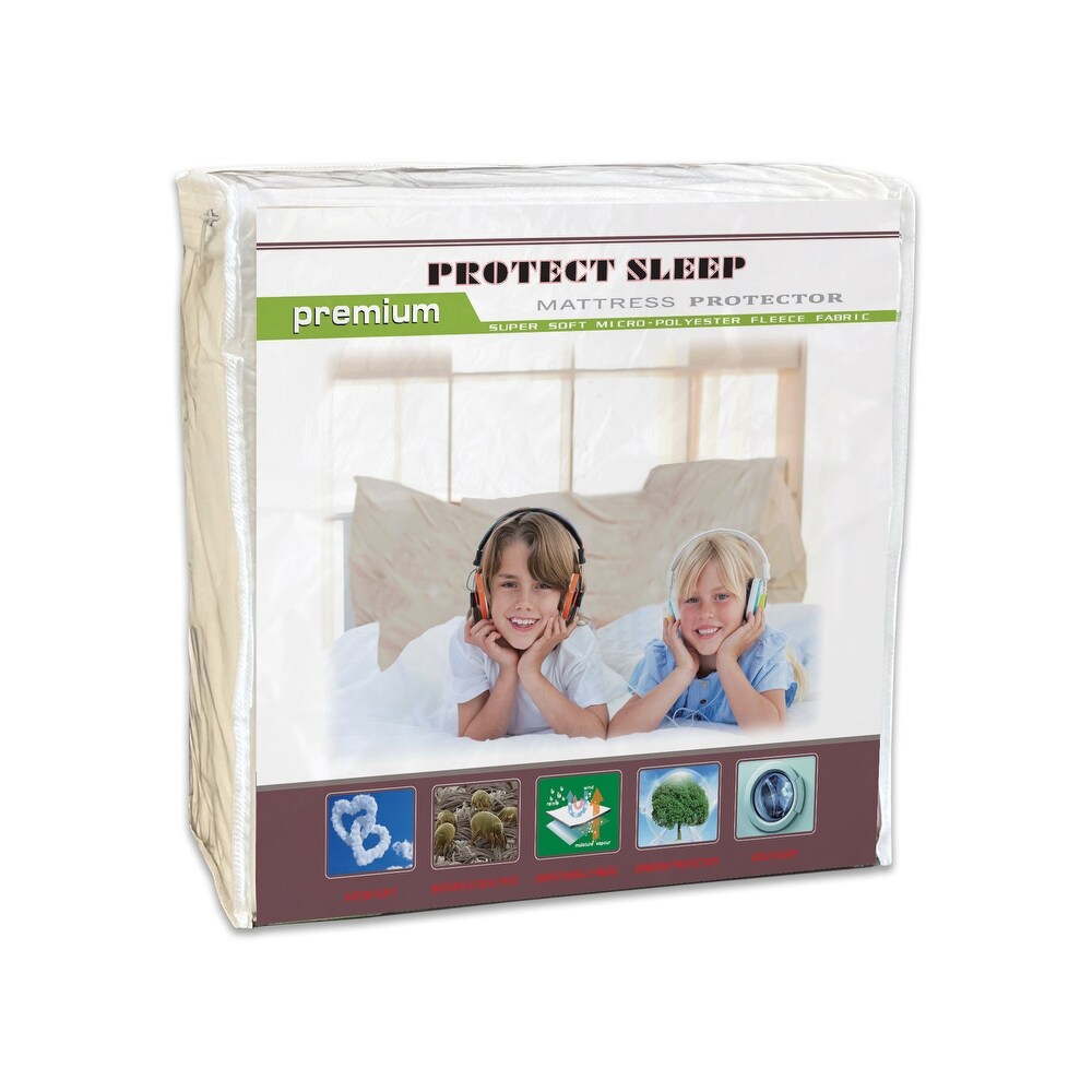 ONETAN  Mattress or Box Spring Protector Covers  Bed Bug Proof/Water Proof  Fits Sleep 6 9 Inch (Set of 2).