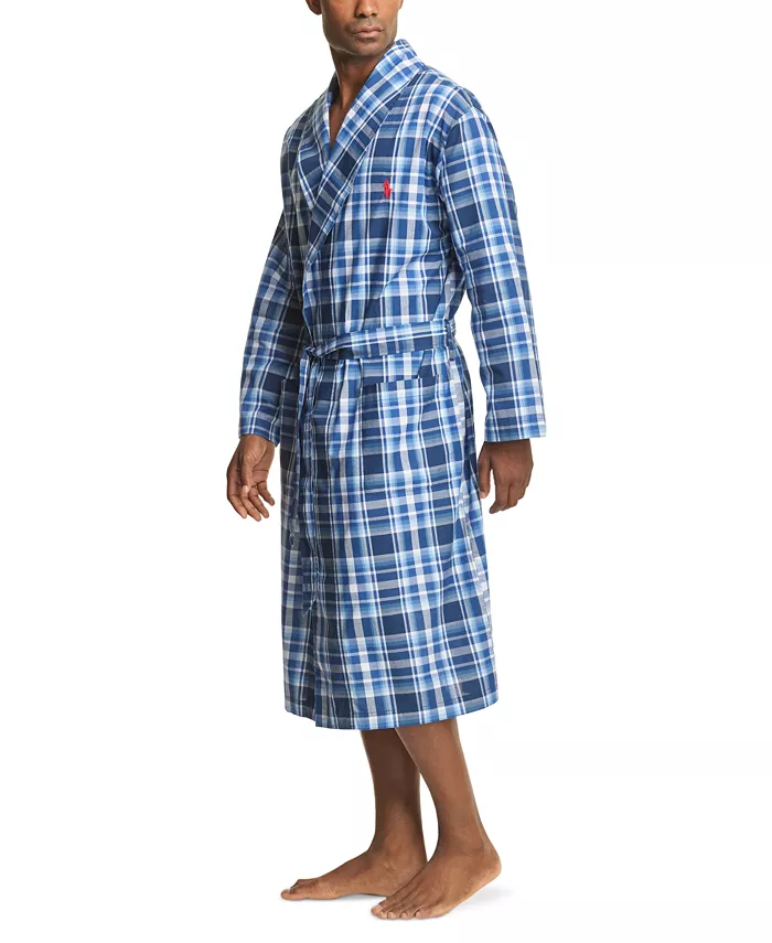 Polo Ralph Lauren Men's Plaid Woven Robe