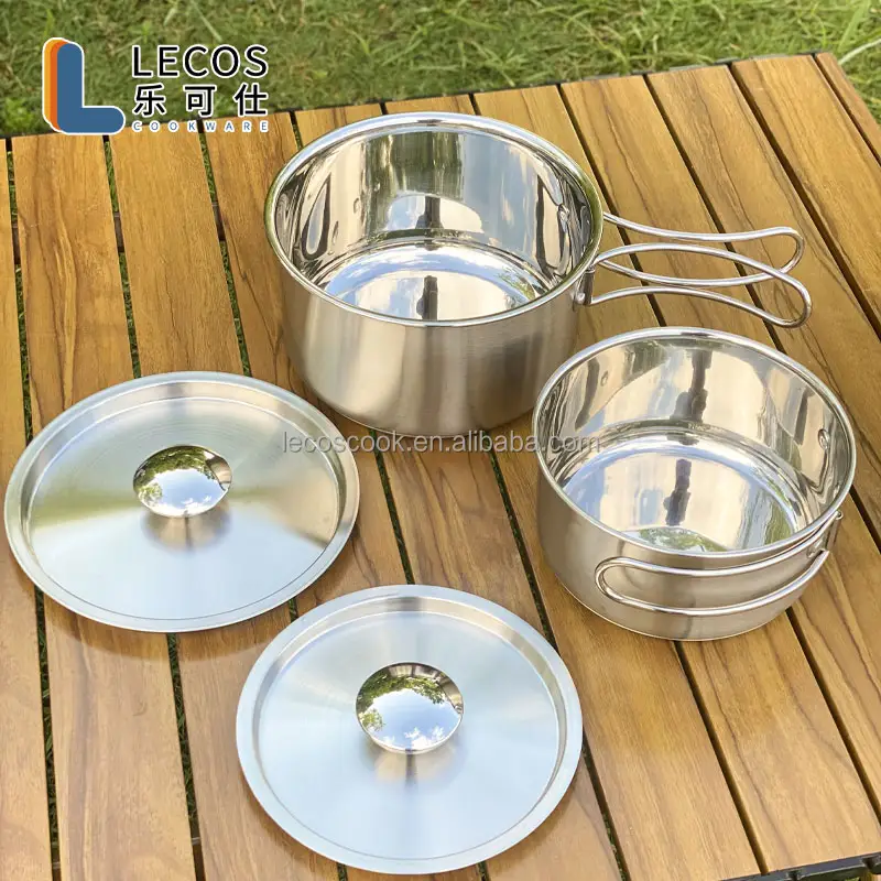 Stainless Steel 7Pcs European Home Cookware Set Cooking Pots And Pans with glass cover Multipiece cookingware set