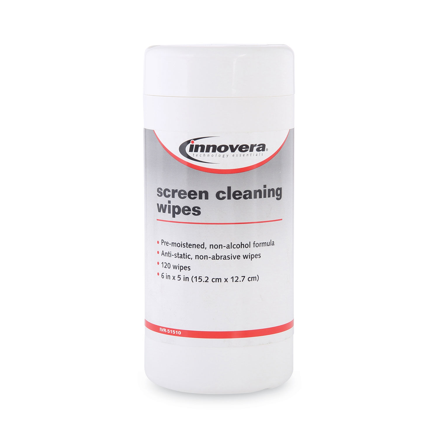 Antistatic Screen Cleaning Wipes in Pop-Up Tub by Innoveraandreg; IVR51510