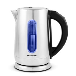 OVENTE 7.1-Cup Stainless Steel Electric Kettle with Touch Screen Control Panel KS58S