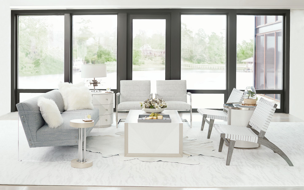 Bernhardt Axiom Round Chairside Table   Scandinavian   Side Tables And End Tables   by Bernhardt Furniture Company  Houzz