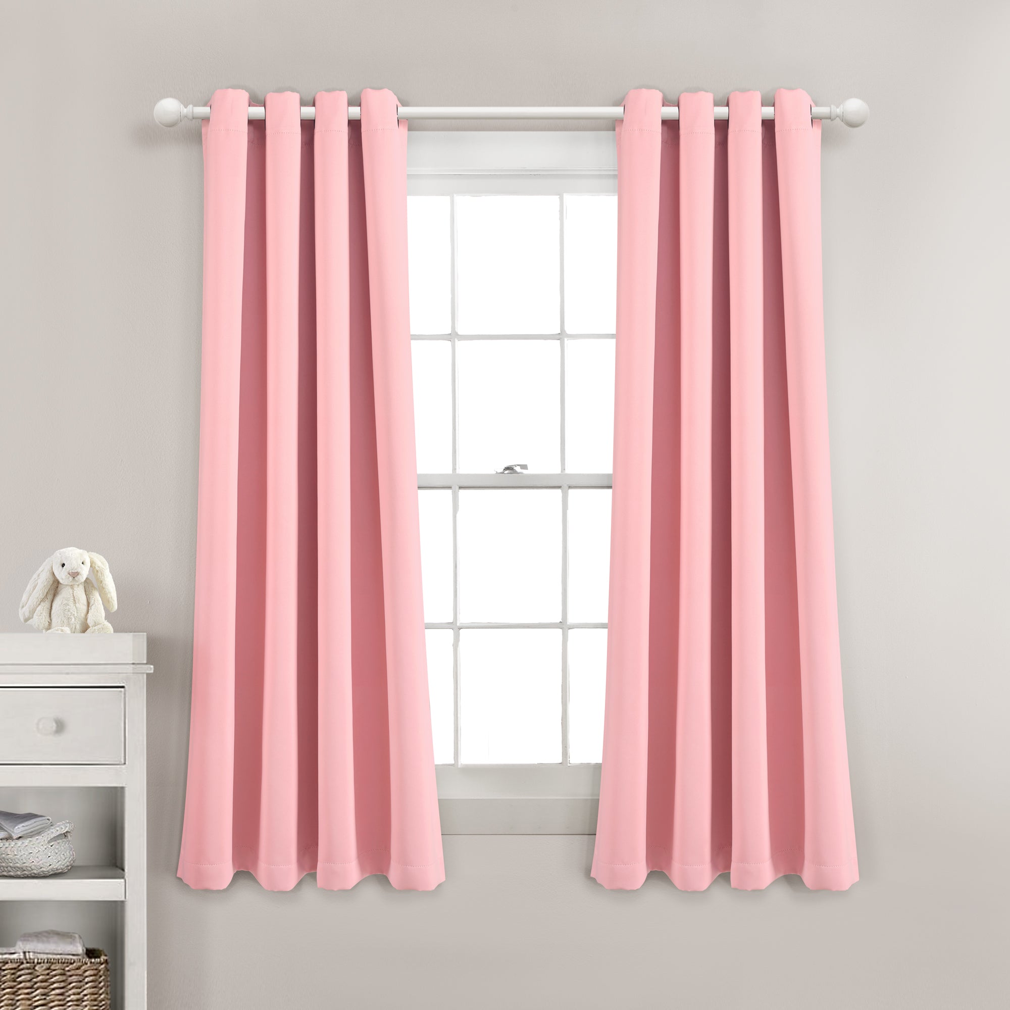 Insulated Grommet Blackout Window Curtain Panel Set