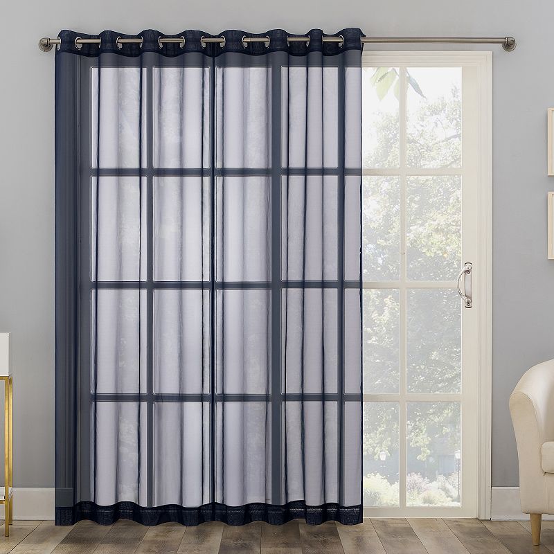 No. 918 1-Panel Emily Extra-Wide Sheer Voile Patio Curtain