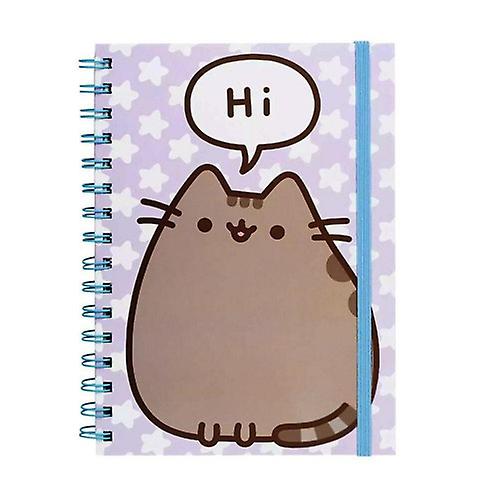 Pusheen Says Hi A5 Wirebound Notebook