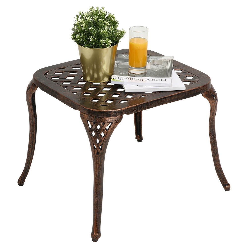 Patio End Table Outdoor Side Table