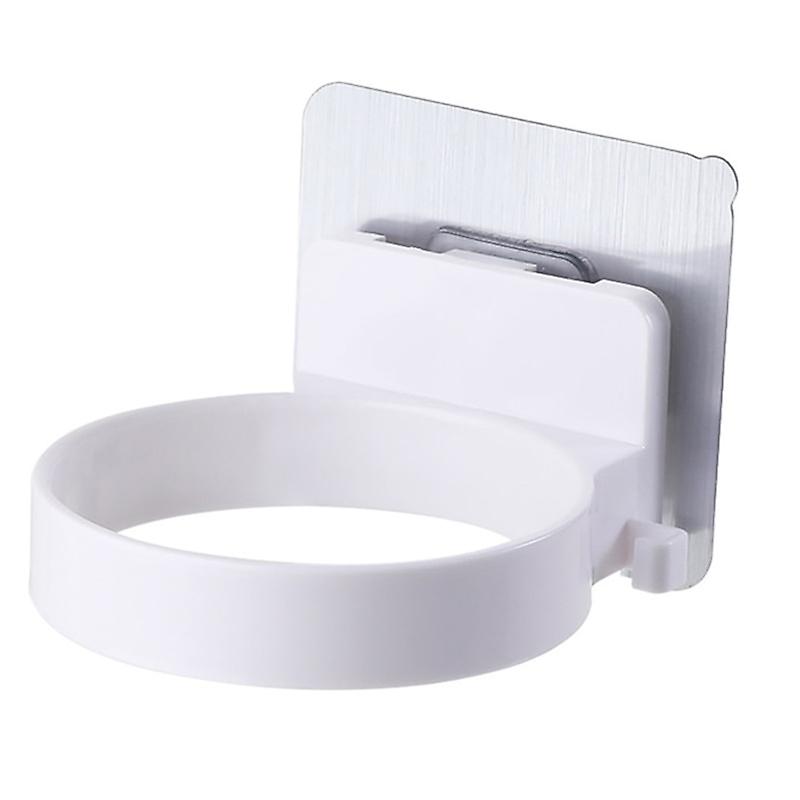 Hair Dryer Straightener Holder Wall Mounted Shelf With Strong Back Glue For Bathroom No Drilling