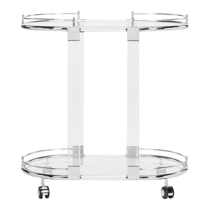 Safavieh Lennon Acrylic Bar Trolley