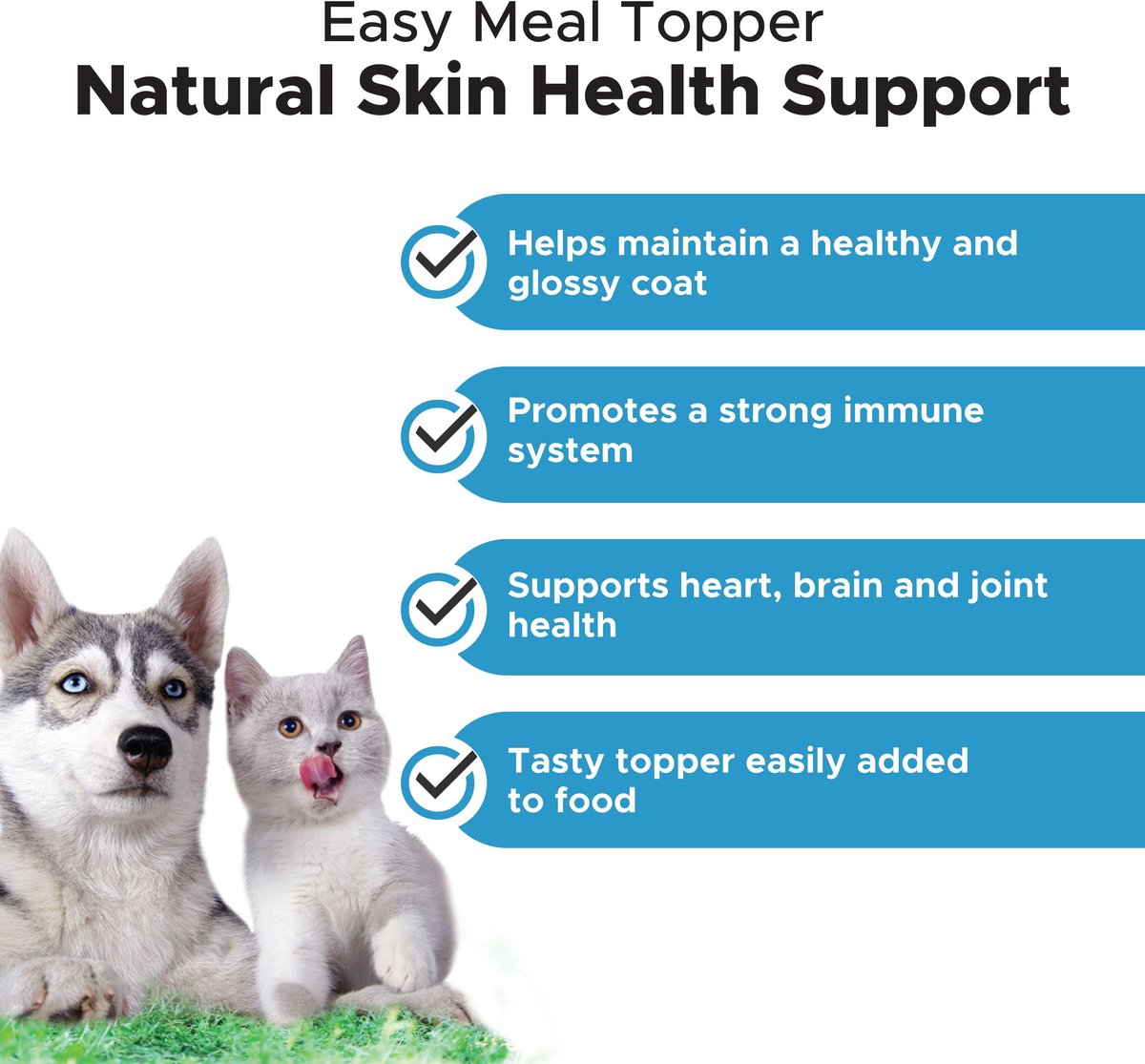 PetHonesty Omega-3 Fish Oil Immune， Joint and Skin and Coat Supplement for Dogs and Cats