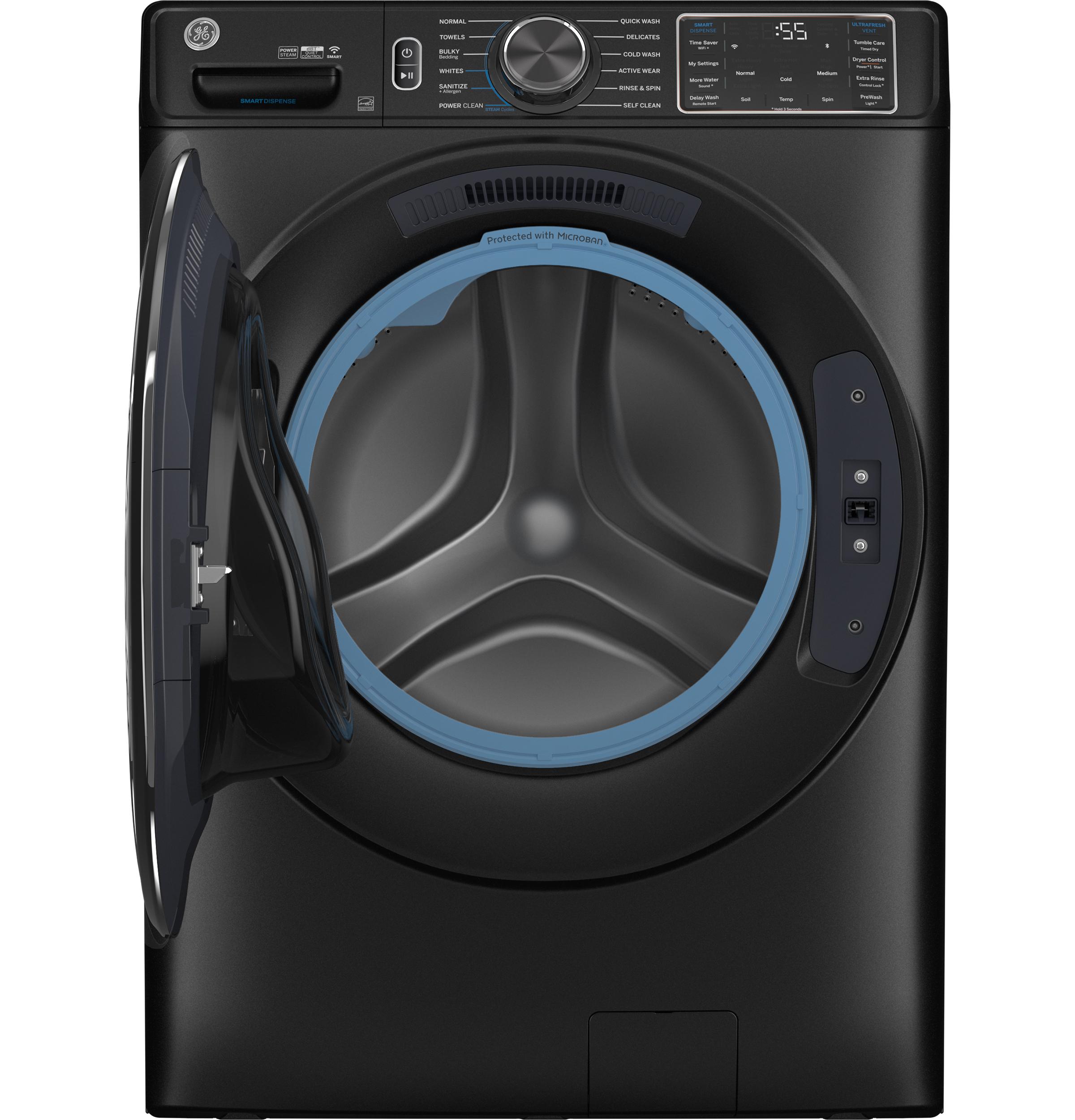 Ge Appliances GFW655SPVDS Ge® 5.0 Cu. Ft. Capacity Smart Front Load Energy Star® Steam Washer With Smartdispense™ Ultrafresh Vent System With Odorblock™ And Sanitize + Allergen