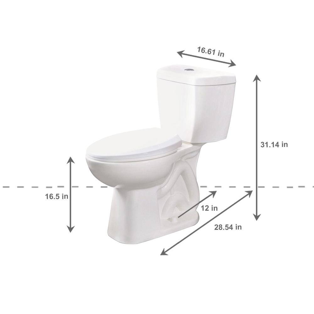 Niagara Stealth Stealth 2-piece 0.8 GPF Ultra-High-Efficiency Single Flush Elongated Toilet in White Seat Included (3-Pack) 77000WHAI1