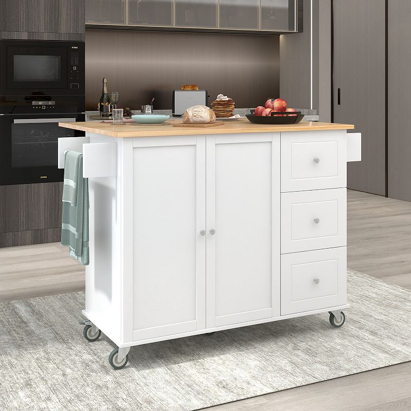 Merax Mobile Kitchen Island and Carts