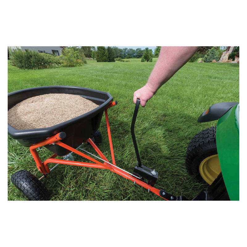 Agri-Fab 110 lbs. Tow Broadcast Spreader， 10-foot Spread