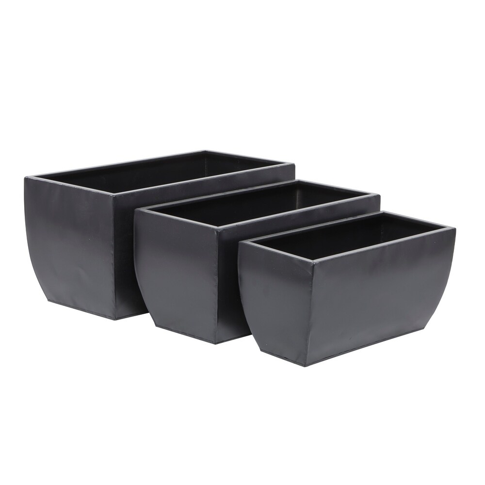 Metal Modern Planter (Set of 3)   S/3 20\