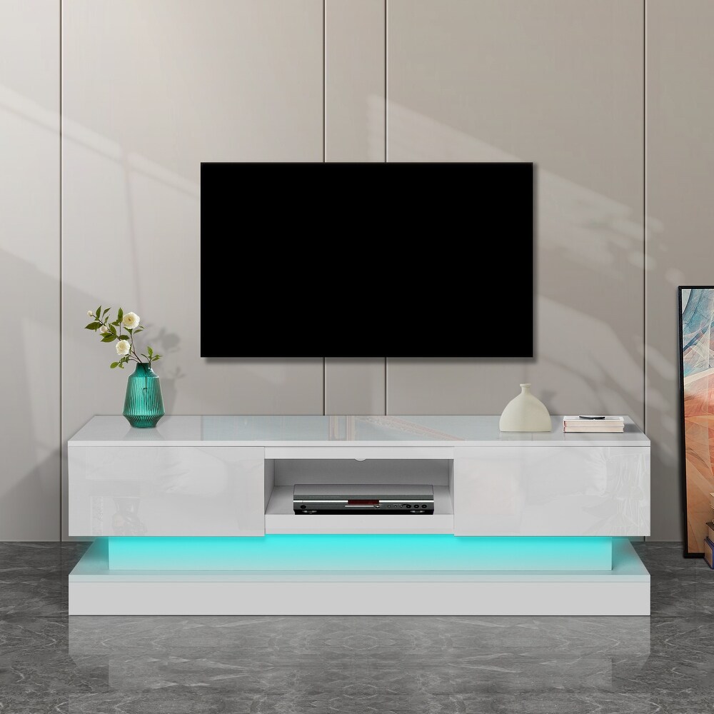 Entertainment Center TV Stand for Up to 55\