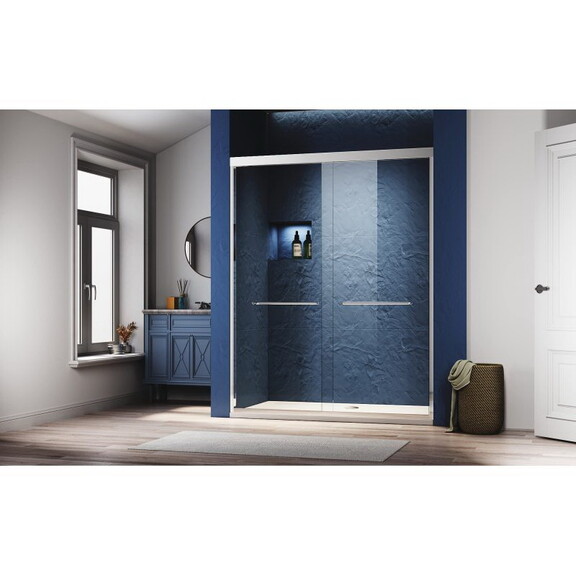 Shower Doors 56 60 in. x 72 in.Chrome Sliding Adju...