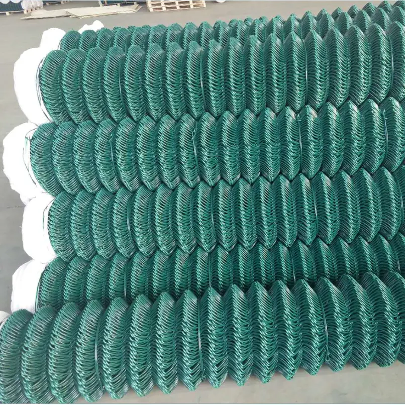 Factory supply 8 ft customized pvc coated chain link fence mesh roll