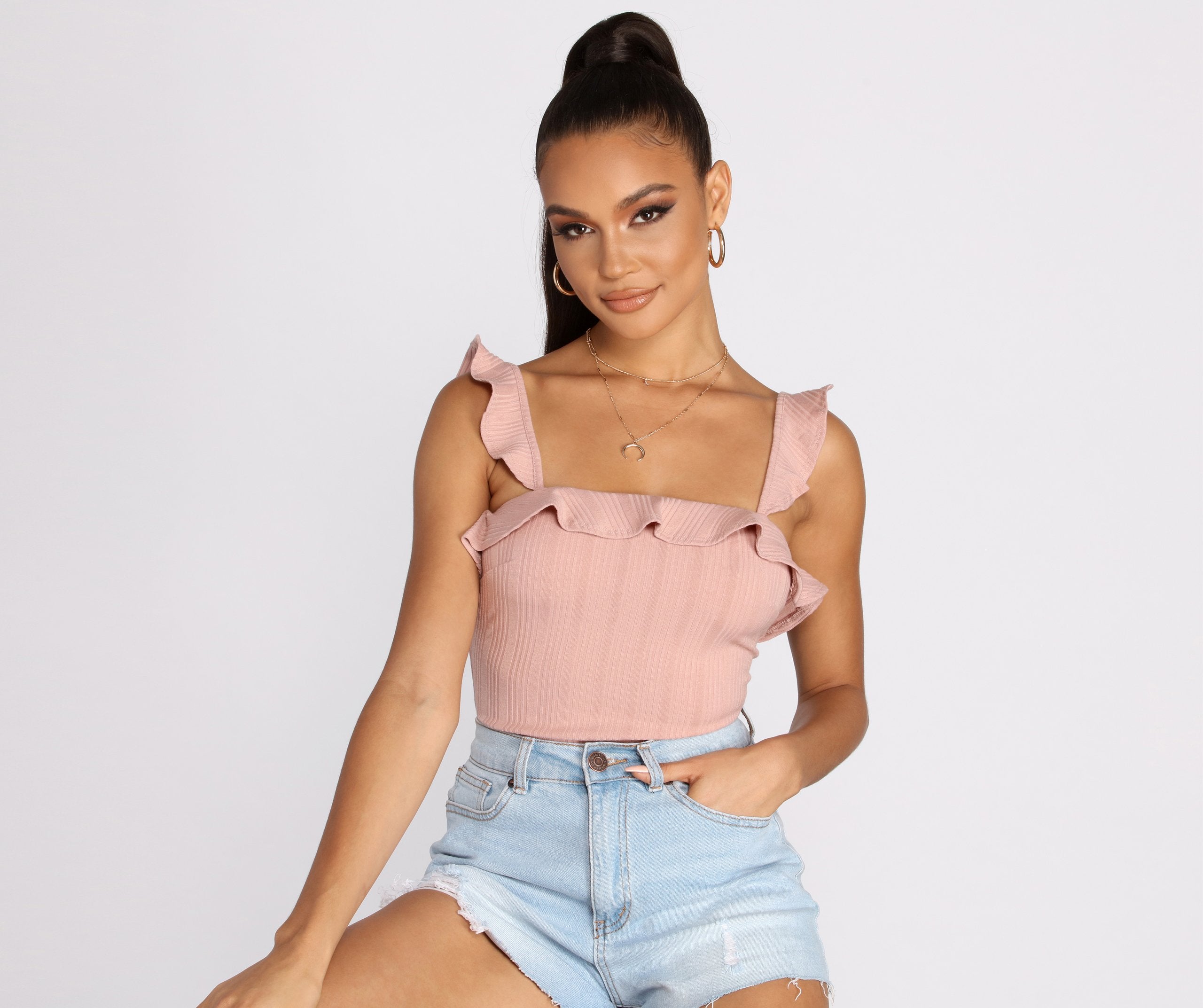 PLACEHOLDER - Ruffled With Style Bodysuit