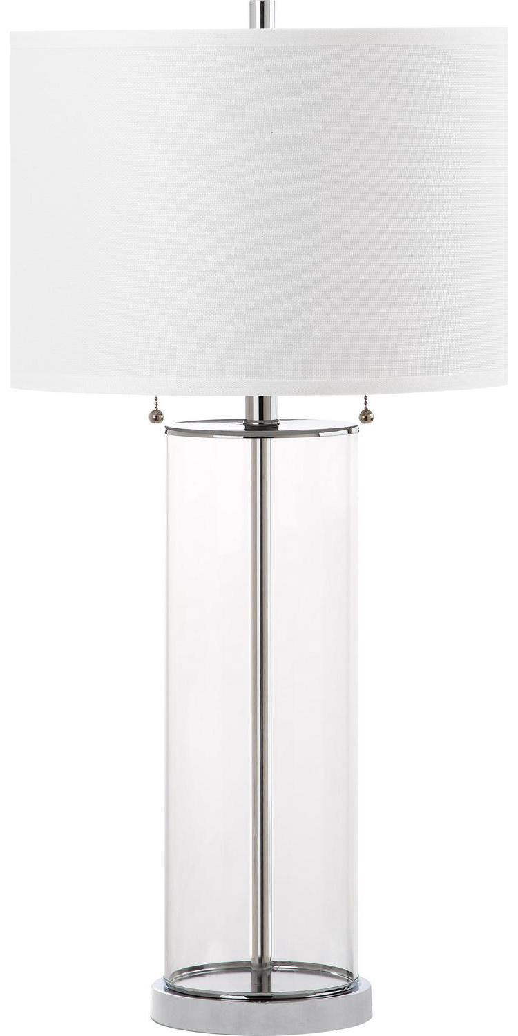 Safavieh Velma Modern Glam 31-Inch High Table Lamp， Clear