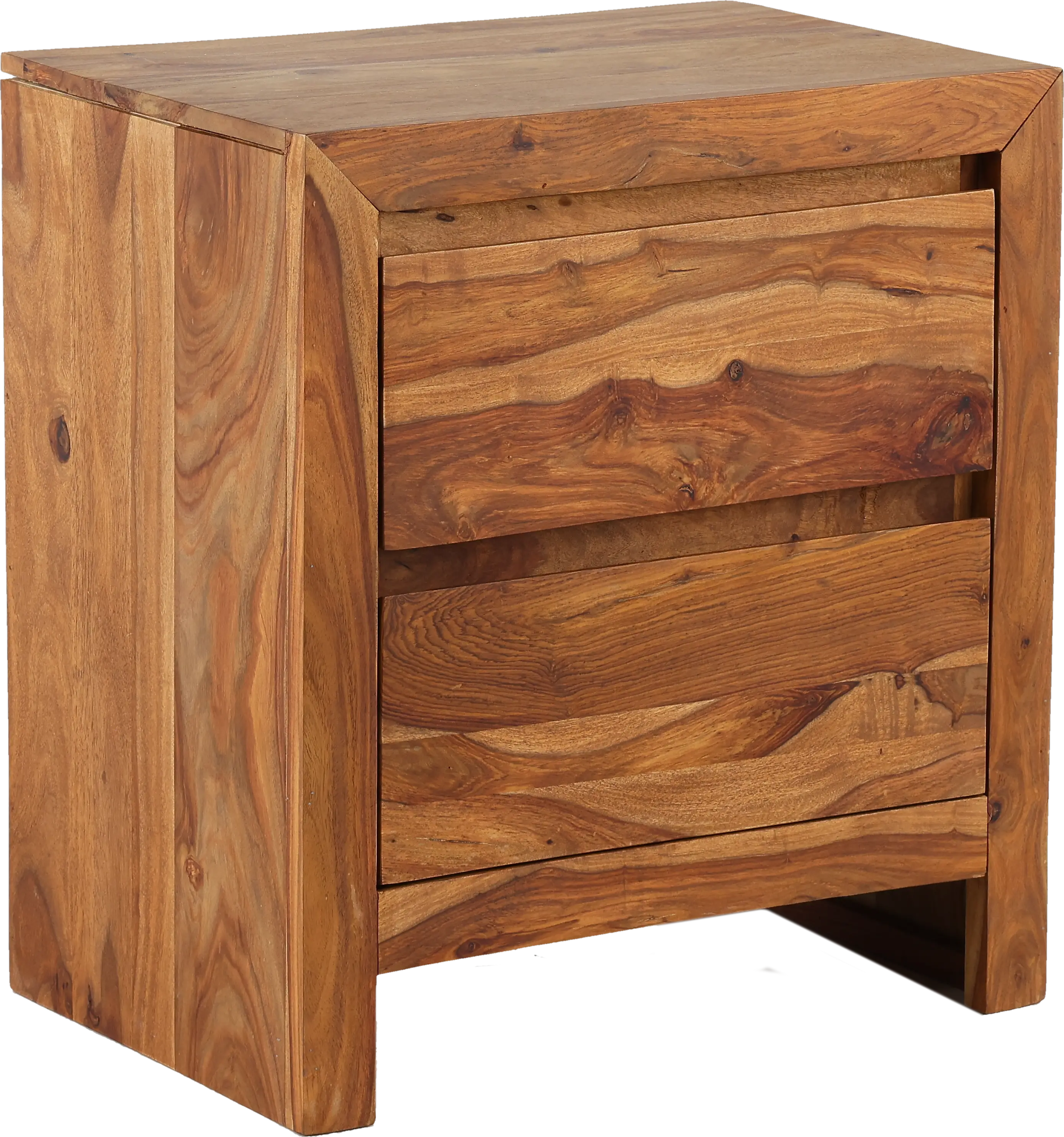 Hidden Haven Natural Nightstand