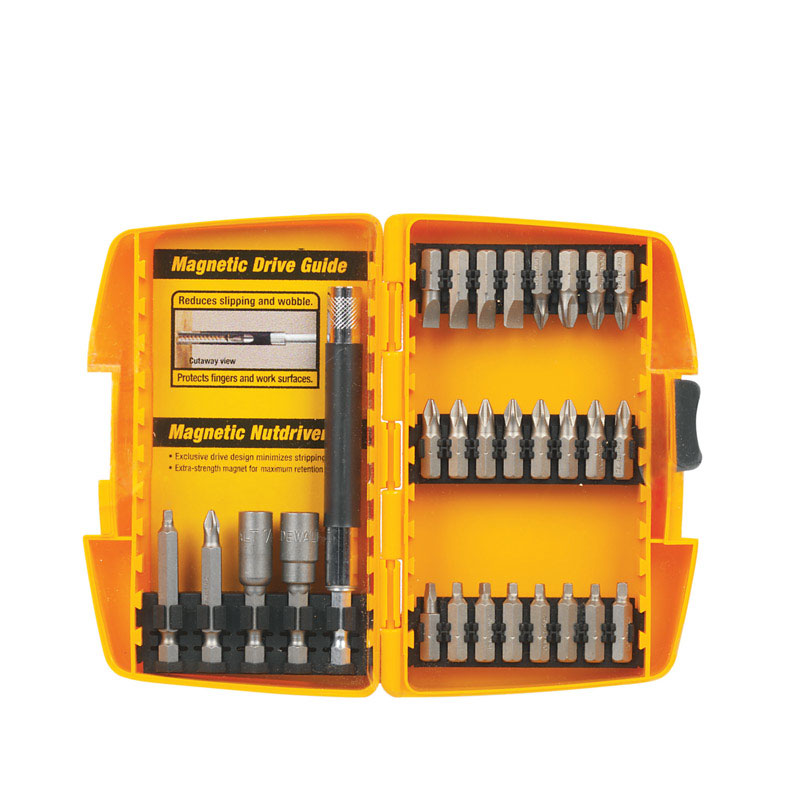 DW Tough Case Screwdriving Set Alloy Steel 29 pc