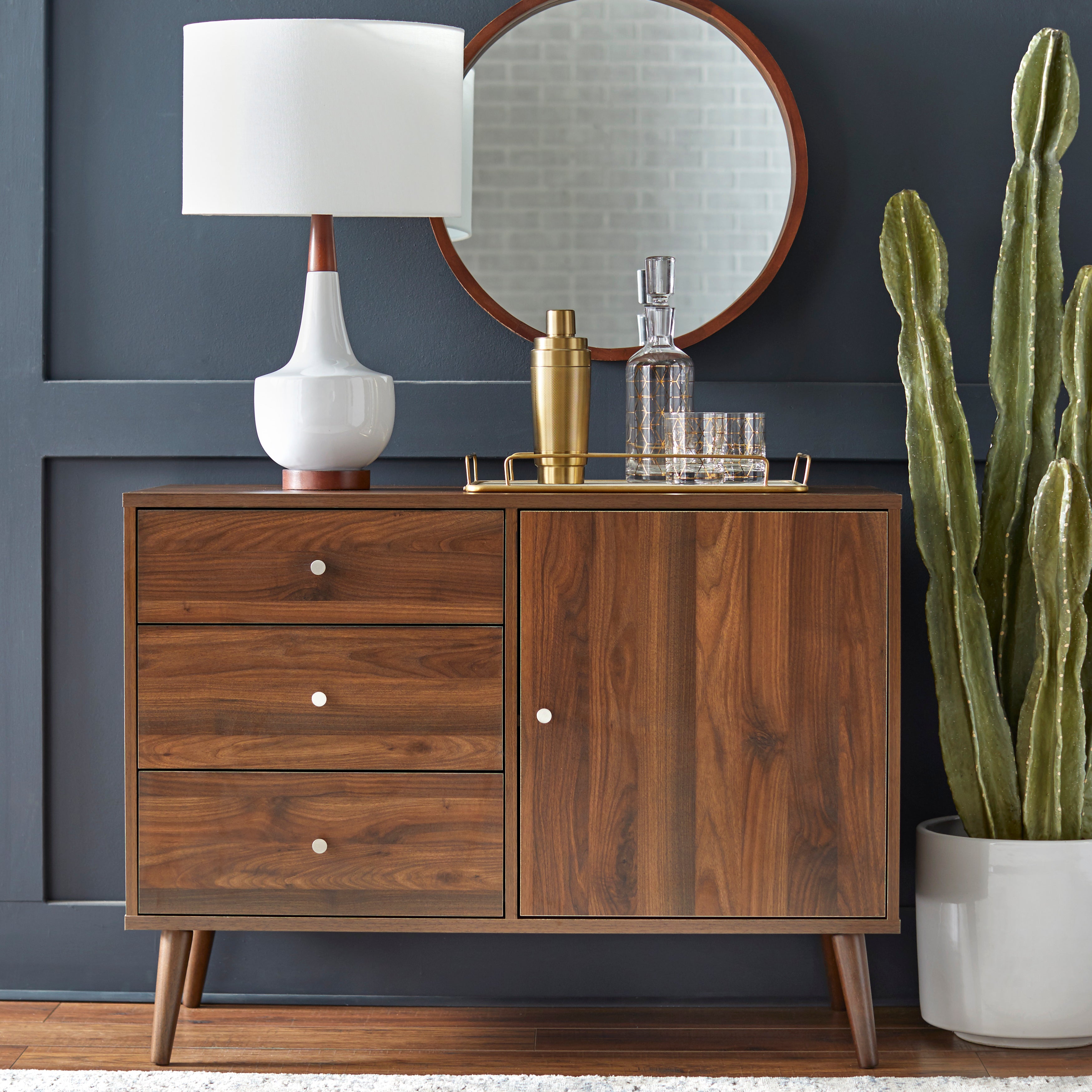 Mid-Century Carroll Buffet / Dresser (walnut)