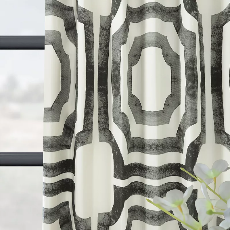 EFF 1-Panel Mecca Lined Window Curtain